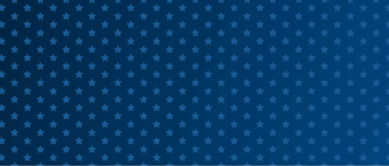 Stock image of stars against a blue background