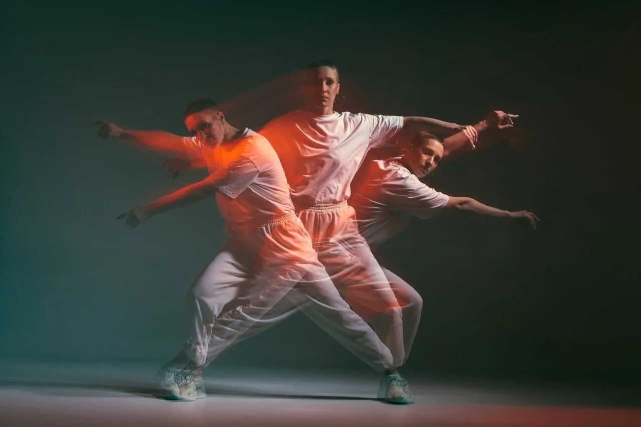 Dancing,Young,Girl,Moving,In,Expressive,Hip,Hop,Dance.,Dancer