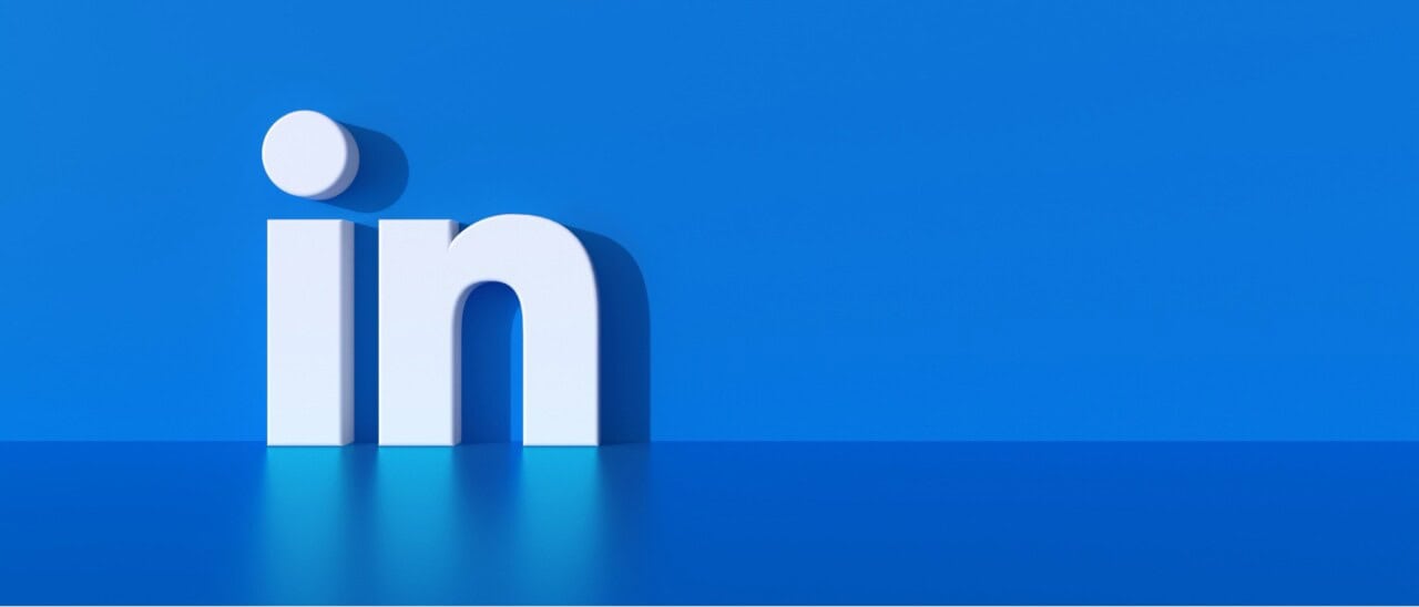 Stock Image of LinkedIn Logo