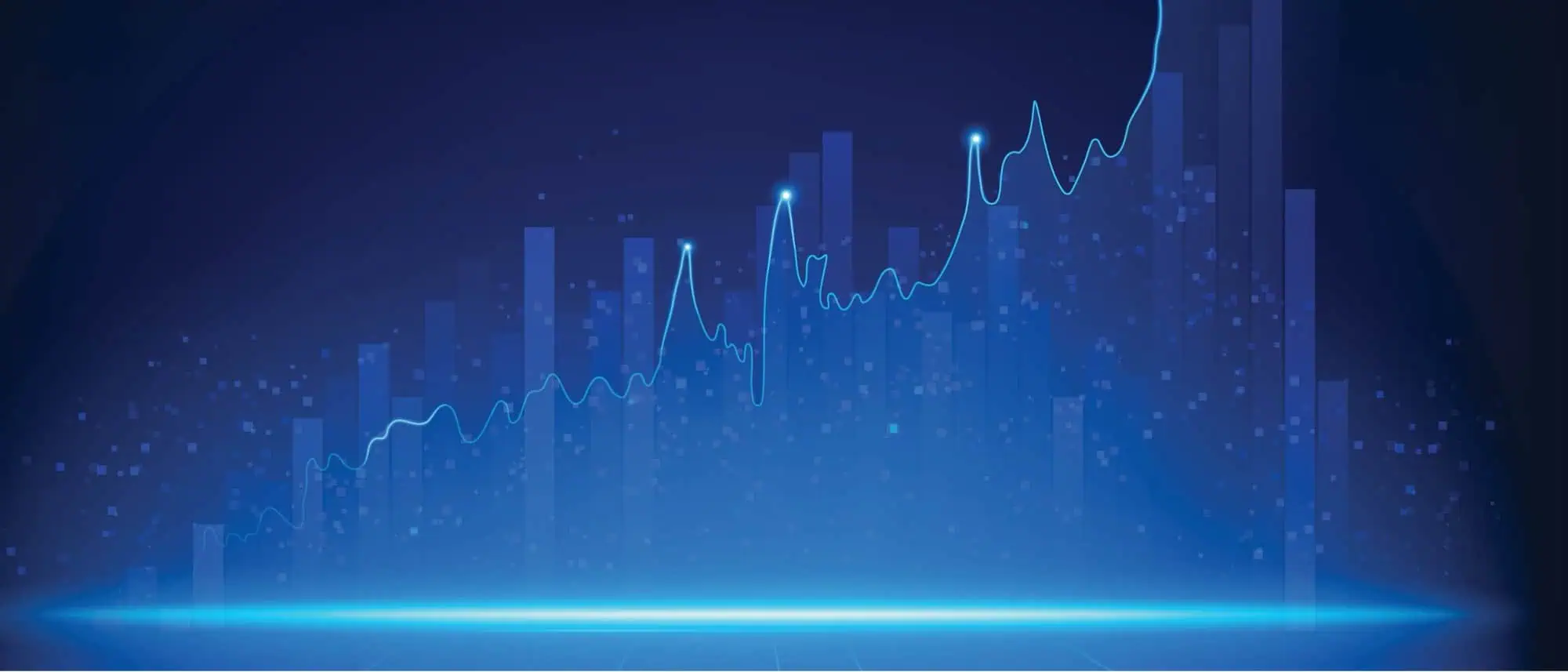 Stock image of a graph