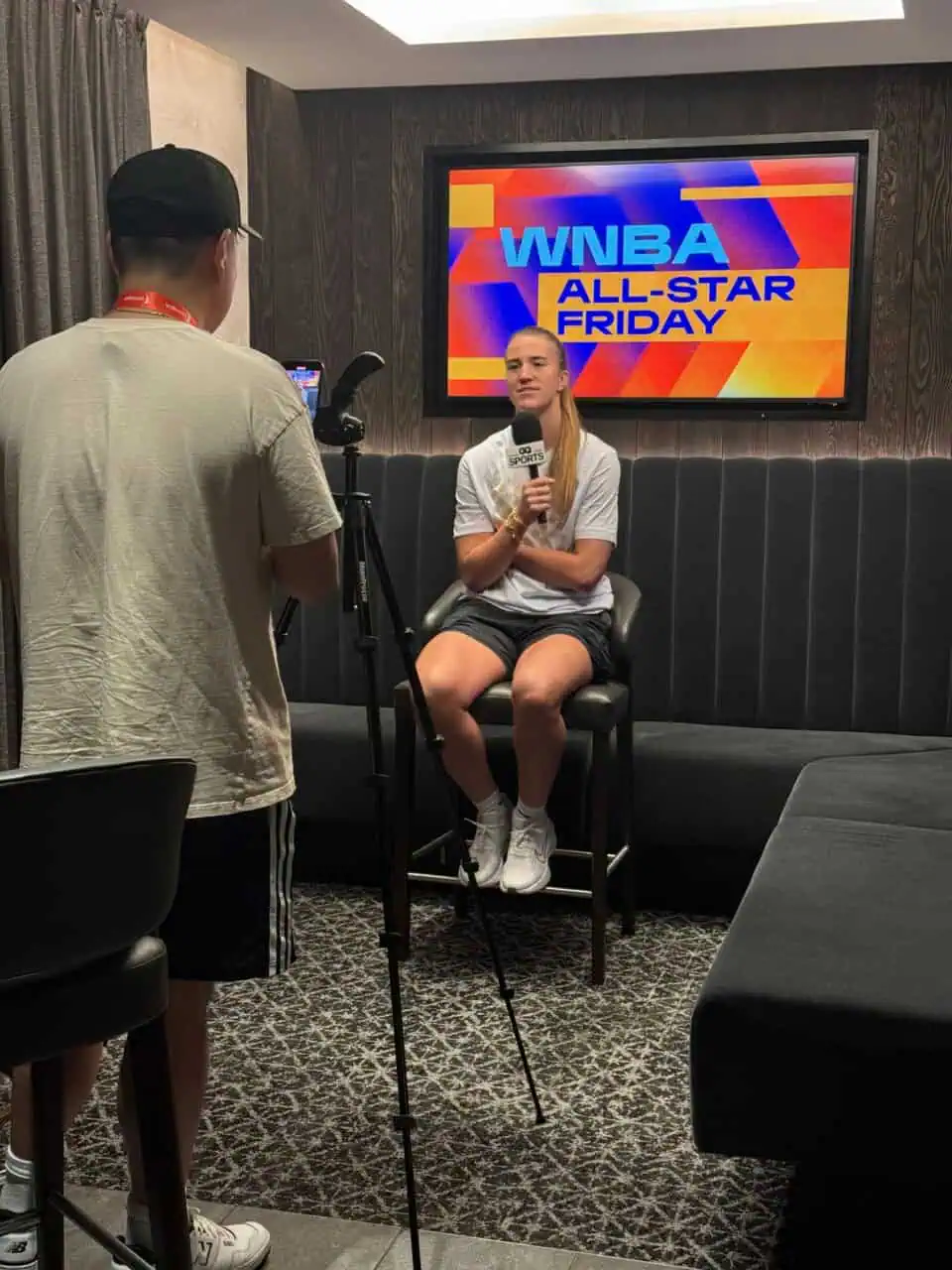 MWW at the WNBA All Star Game 2024 4 Athlete Interview