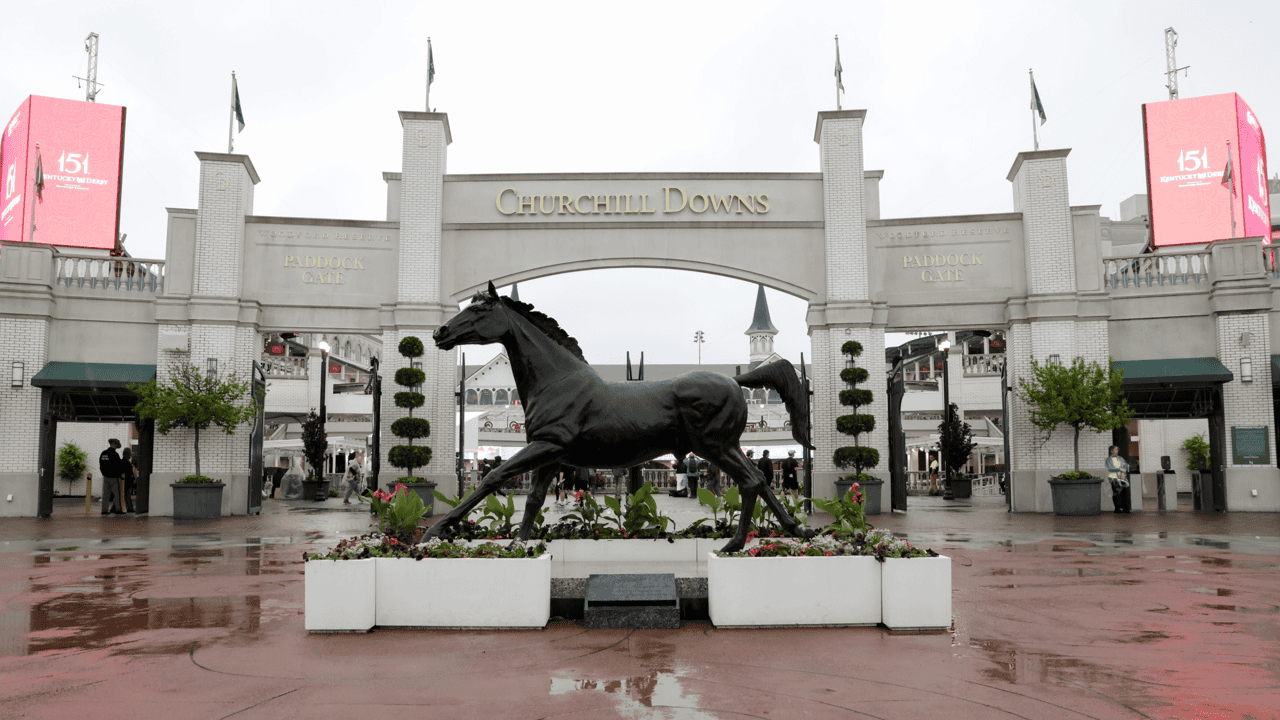 The 151st Kentucky Derby Churchill Downs Racetrack Entrance, Louisville, KY