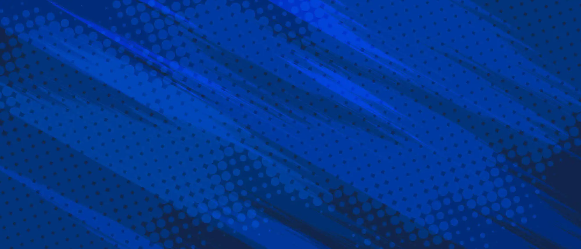 Stock image of a blue background with white dots