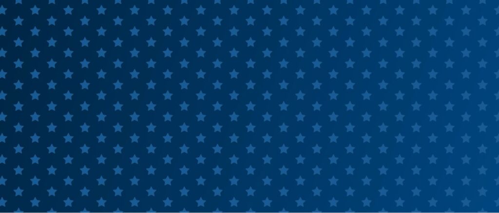 Stock image of stars against a blue background