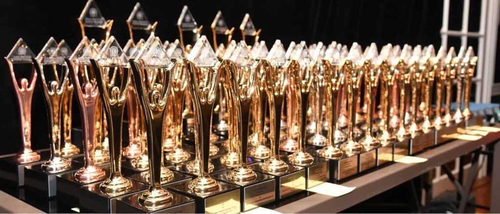 Stevie Awards Trophies