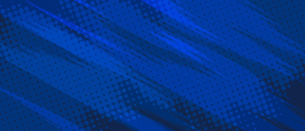 Stock image of a blue background with white dots