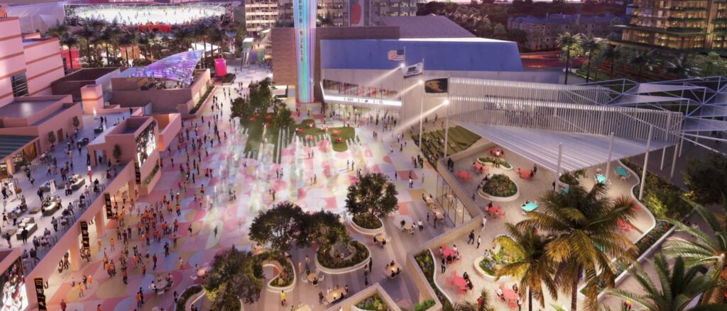 Photo provided by OCVIBE showing the future downtown area