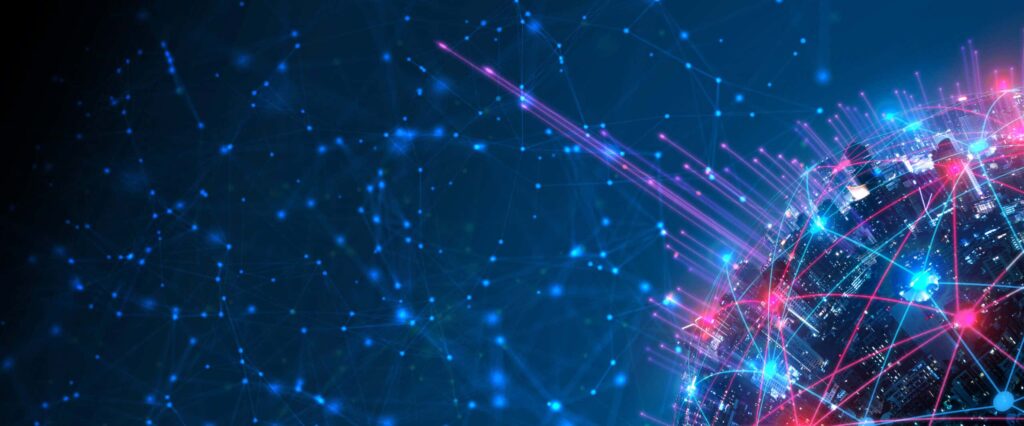 Modern,City,With,Wireless,Network,Connection,And,City,Scape,Concept.wireless